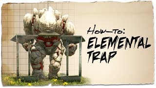 How to build a Rock Elemental Taming Trap ASE SEE DESCRIPTION [upl. by Anawahs]