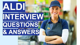 ALDI Interview Questions amp Answers 5 TOP TIPS Questions and Answers [upl. by Akenal]