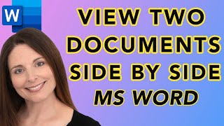 How To View Two Documents Side By Side In Word [upl. by Healy337]