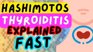 Hashimoto Thyroiditis  EXPLAINED IN 2 MINUTES Autoimmune Hypothyroid [upl. by Arob]