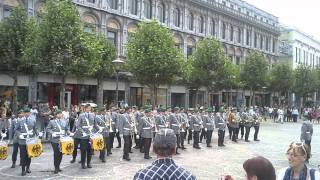 Musique militaire allemande Liège 2014 [upl. by Anicart]