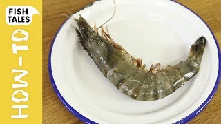 How to PEEL CLEAN amp DEVEIN PRAWNS and Shrimp  Bart van Olphen [upl. by Gorrian87]