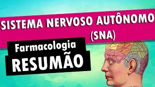 Farmacologia do SISTEMA NERVOSO AUTÔNOMO SNA [upl. by Yssep]