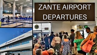 Zante Airport Departures  Greece [upl. by Mathre]