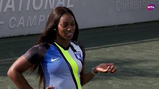 Inspired by Women Series Presented by WTA  Moroccanoil Sloane Stephens [upl. by Dovev299]