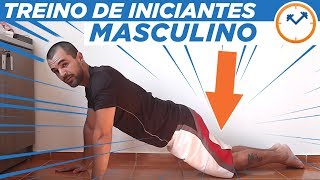 Exercícios Em Casa Para Iniciantes MASCULINO [upl. by Orth]