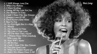 WHITNEY HOUSTON  Greatest Hits  Best Songs Of Whitney Houston Full Album [upl. by Enaywd576]