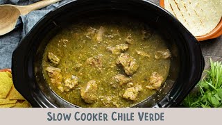 Slow Cooker Chile Verde [upl. by Assina]