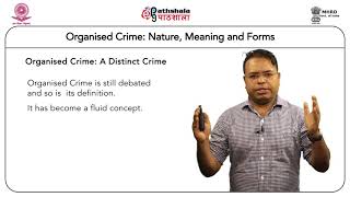 Organised Crime Nature and Meaning and forms [upl. by Ilonka]