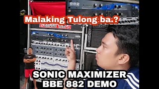 Sonic Maximizer BBE 882 Demo amp Connection in 3 way Setup [upl. by Rhyne189]