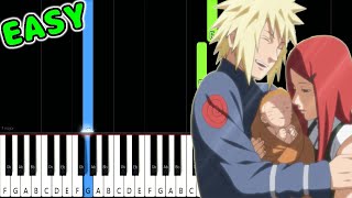 Decision  Naruto Shippuden OST  EASY Piano Tutorial animelovemen [upl. by Trini587]