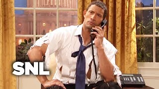 The Rock Obama GOP Senators  SNL [upl. by Akinorev]