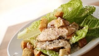 Easy Chicken Caesar Salad Recipe [upl. by Ettesoj]