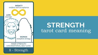 Strength Tarot Card Reading and Meaning [upl. by Naot]