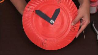 11  How to make a Paper Clock  Arts and Crafts [upl. by Tnerual]