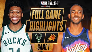 BUCKS at SUNS  FULL GAME 1 NBA FINALS HIGHLIGHTS  July 6 2021 [upl. by Asiulairam120]