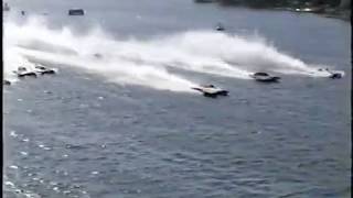 1991 REGATES DE VALLEYFIELD REGATTA GRAND PRIX FINAL  DYNASTY WRECK [upl. by Asyral]