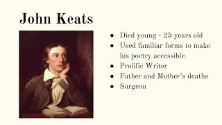 An Introduction to John Keats [upl. by Asli]