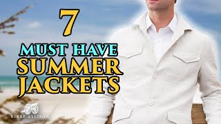 7 New Must Have SpringSummer Jackets Mens Fashion ft Divij Bespoke II Mens Style [upl. by Yllop]