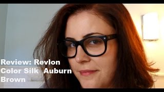 Review Revlon Color Silk Auburn Brown Hair Color [upl. by Scutt958]