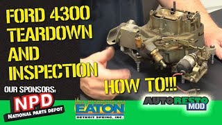 Exploring Inside The Ford 4300 Carburetor Tear Down And Inspection [upl. by Einial]