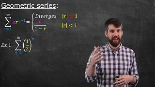 Geometric Series  Convergence Derivation and Example [upl. by Lowenstein]