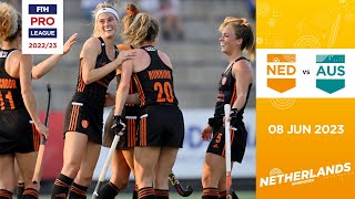 FIH Hockey Pro League 202223 Netherlands v Australia Women Game 1  Highlights [upl. by Hardi]