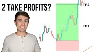 Forex Trading Strategy How to Use Multiple Take Profits 📈💭 [upl. by Braun]