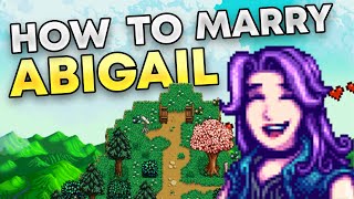 How to marry Abigail in Stardew Valley Ultimate Guide to Abigail [upl. by Rosalie495]