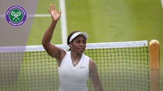 Sloane Stephens First Round Interview  Wimbledon 2019 [upl. by Ahsiuqel]