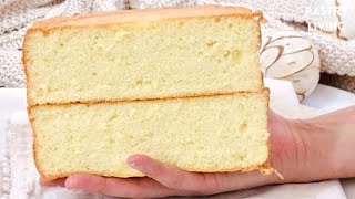 FLUFFY Vanilla Sponge Cake Recipe  The BEST Genoise Sponge Cake [upl. by Ellenej659]