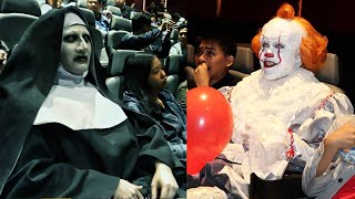 FUNNIEST Scare Pranks COMPILATION  Pennywise VS Valak Whos Scarier [upl. by Werdn828]