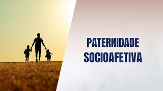 Paternidade socioafetiva [upl. by Eidok]