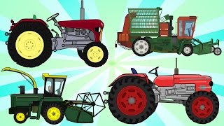 Agricultural machinery for Kids  Construction and Application of Agricultural Tractors for Kids [upl. by Evie]