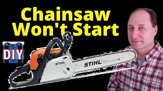 Stihl Chainsaw Wont Start  The Reason Why Surprised Me [upl. by Elatsyrc999]