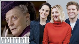 The Cast of Downton Abbey Reviews Maggie Smiths Most Iconic Moments  Vanity Fair [upl. by Lindy]