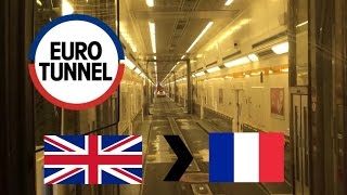 Eurotunnel Le Shuttle Channel Tunnel  UK To France Full Journey On Coach [upl. by Kassity]