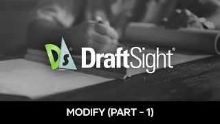 DraftSight 2020 Tutorial  Copy Move Rotate Mirror  06 [upl. by Akemad]