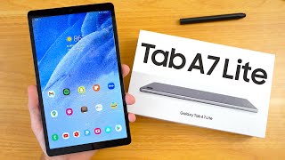 Samsung Galaxy Tab A7 Lite Review A New Affordable Samsung Tablet [upl. by Ellerrehs927]