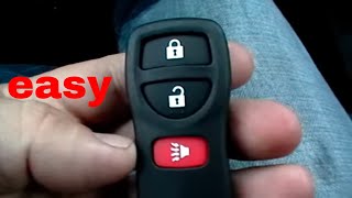 Secrets to Programming Nissan Versa Keyless Entry [upl. by Arlina594]