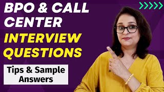 Call Center Interview BPO Interview Questions and Answers [upl. by Htehpaj]