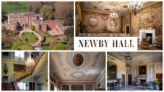 The Real Downton Abbey  Inside Newby Hall  English Country House Tour [upl. by Aikan]