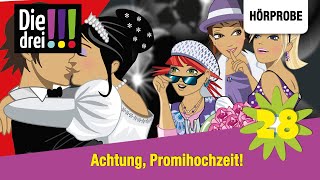 Die drei   Folge 28 Achtung Promihochzeit  Hörprobe zum Hörspiel [upl. by Audette]