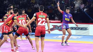 Pro Kabaddi 2019 Highlights  Dabang Delhi vs Bengaluru Bulls  Hindi M56 [upl. by Zsolway890]