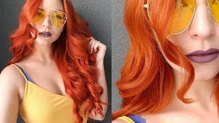 Change of Plans  Dying My Hair Orange Loreal Feria C74 Intense Copper [upl. by Whitelaw]