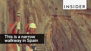 This narrow walkway in Spain will make your heart race [upl. by Catlee]