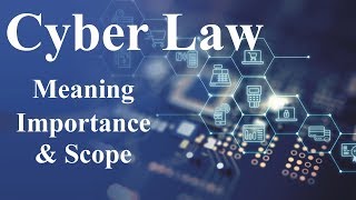 Meaning and Scope of Cyber Law  Cyber Law  Law Guru [upl. by Hackney]