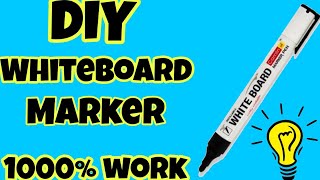 DIY Whiteboard MarkerHow to make Whiteboard Marker at home easy Lets be creative [upl. by Lipson]