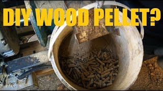 DIY Wood Pellet Machine for Pellet Stove [upl. by Rellek512]