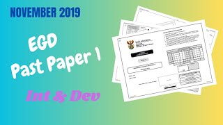 November 2019 Past Paper 1 Grade 12 Question 2  Interpenetration And Development [upl. by Ynnel812]